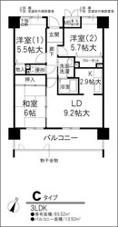 プロミネントコートの物件間取画像